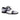 Mauri Flawless in White / Dirty Black Mens Exotic Alligator Cap-Toe Derby Oxfords in #color_