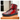 Mauri Golden Boy in Red / Dirty Black Mens Exotic Crocodile / Nappa Leather High-Top Sneakers