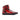 Mauri Golden Boy in Red / Dirty Black Mens Exotic Crocodile / Nappa Leather High-Top Sneakers in Red Dirty Black