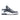 Mauri Hoodlum in Black / Silver Mens Exotic Crocodile / Calf-Skin Leather Casual Sneakers in Black Silver #color_ Black Silver
