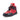 Mauri Notorious in Black / Red Mens Exotic Crocodile / Patent / Calf-Skin Leather Casual High-Top Sneakers in #color_