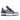 Mauri Supreme in Black / Grey Mens Exotic Crocodile / Fabric / Calf-Skin Leather Casual Sneakers in Black Grey
