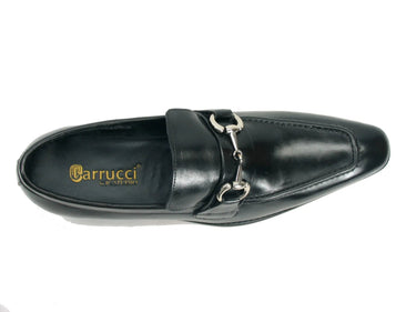 Carrucci Shoes Burnished Signature Buckle Loafer
