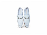 Carrucci Shoes Burnished Signature Buckle Loafer
