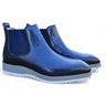 Men's Patina Chelsea Boot in Navy #color_ Navy