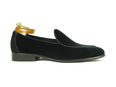 Carrucci Shoes Men's Velvet Formal Dress Shoe in Black 12