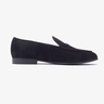 Men's Black Suede Milano Loafer in #color_