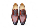 Carrucci Shoes Milano Lizard Embossed Oxford Dress Shoes