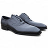 Carrucci Shoes Milano Lizard Embossed Oxford Dress Shoes in Black #color_ Black