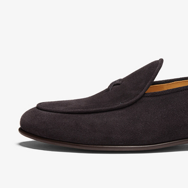 Men's Black Suede Milano Loafer