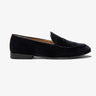 Men's Black Velvet Milano Loafer in #color_