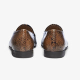 Men's Brown Snakeskin Milano Loafer