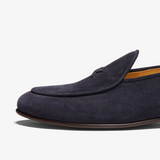 Men's Navy Suede Milano Loafer