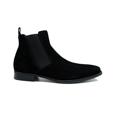 Giovacchini Milano in Black Suede Chelsea Boots in #color_