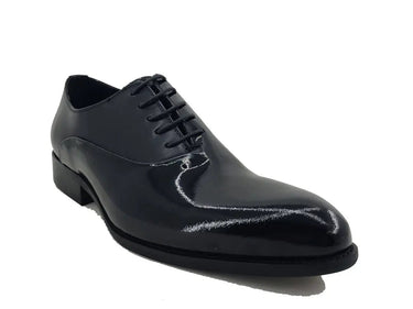 Carrucci Shoes Mixed Media Patent Leather Oxford