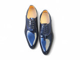 Carrucci Shoes Mixed Media Patent Leather Oxford