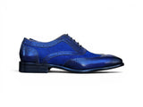 Carrucci Shoes Mixed Media Burnished Wingtip Oxford