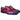 Carrucci Shoes Mixed Media Burnished Wingtip Oxford in Red #color_ Red