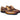 Carrucci Shoes Mixed Media Burnished Wingtip Oxford in Cognac #color_ Cognac