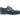 Carrucci Shoes Split Toe Oxford Leather Sole in Navy #color_ Navy