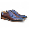 Carrucci Shoes Split Toe Oxford Leather Sole in Chestnut #color_ Chestnut