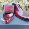 Money Clip Bifold Wallet in Burgundy #color_ Burgundy