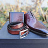 Money Clip Bifold Wallet in Chestnut #color_ Chestnut