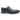Carrucci Shoes Monk Strap Buckle Leather Dress Shoes in Navy #color_ Navy