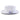 Montique Collins Pinch Front Color Bottom Straw Fedora in White / Lavender #color_ White / Lavender