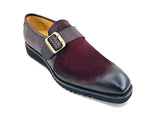 Carrucci Shoes Multi Media Buckle Monkstrap Shoe