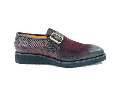 Carrucci Shoes Multi Media Buckle Monkstrap Shoe