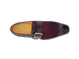 Carrucci Shoes Multi Media Buckle Monkstrap Shoe