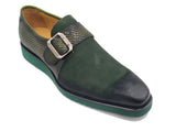 Carrucci Shoes Multi Media Buckle Monkstrap Shoe