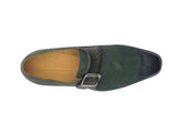 Carrucci Shoes Multi Media Buckle Monkstrap Shoe
