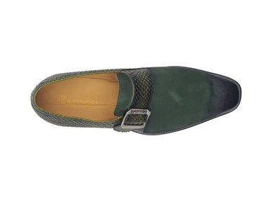 Carrucci Shoes Multi Media Buckle Monkstrap Shoe