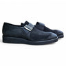 Carrucci Shoes Multi Media Buckle Monkstrap Shoe in Black 8 #color_ Black 8