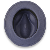 Ferrecci Tapa in Navy Crushable Straw Fedora