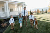 Navy Dot - Boys Tie — view 4