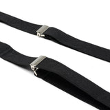Black H-Back Formal Suspenders