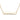 Stainless Steel Gold Engravable Bar Pendant Women's Necklace