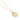 Stainless Steel Gold Engravable Round Rope Edge Pendant Women's Box Chain Necklace
