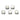 Silver and Mother of Pearl 5-Studs