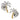 Palm Tree Silver Gold Cufflinks