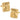Radiant Cross Gold Stainless Steel Cufflinks