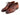 Paul Parkman Men's Burnished Leather Handmade Oxfords in Brown