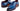 Paul Parkman Men's Opanka Construction Hand-Painted Oxfords in Blue in #color_