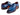Paul Parkman Men's Opanka Construction Hand-Painted Oxfords in Blue in #color_