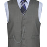 Vinci Medium Gray Regular Fit Vest - OV-900