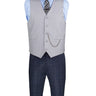 Vinci Light Gray Regular Fit Vest - OV-900
