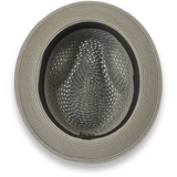 Ferrecci Castor in Olive Crushable Straw Fedora